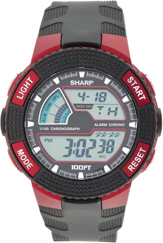 sharp digital watch
