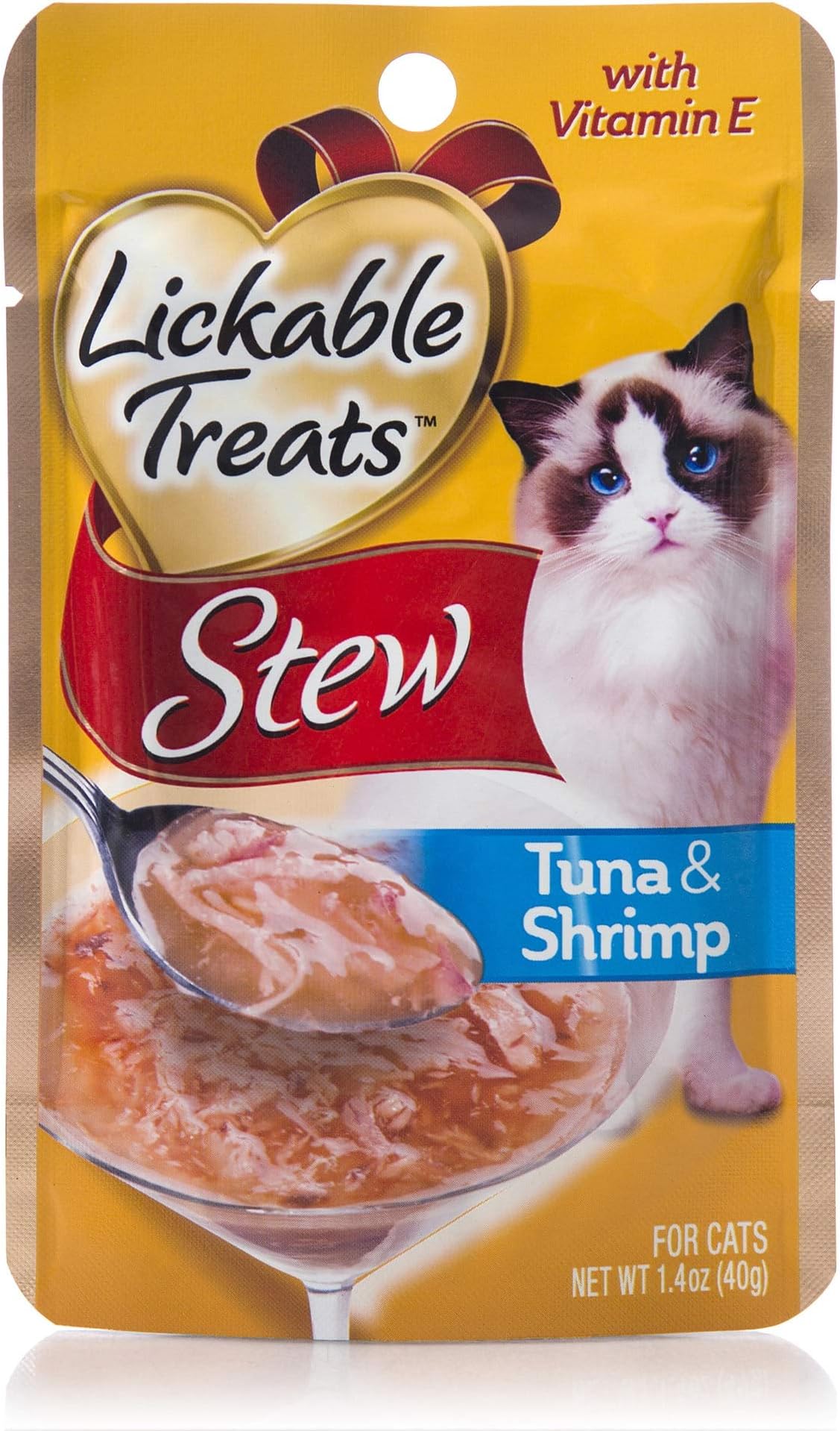 Lickable Treats Stew Tuna & Shrimp for Cats