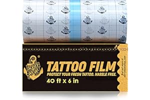 Sorry Mom Tattoo Aftercare Bandage (40ft x 6in) Tattoo Bandage Clear Waterproof, Adhesive Tattoo Film - Tattoo Healing Wrap - Tattoo Wrap Protection - Second Skin Tattoo Cover