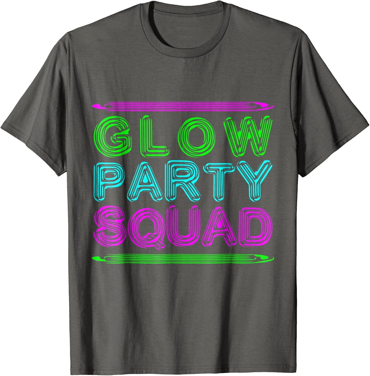 Glow Party Squad TShirt Gift Tee Clothing