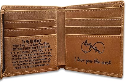 to my husband trifold wallet