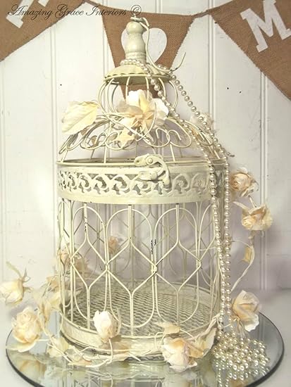 Vintage Style Decorative Bird Cage Wedding Table Centerpiece