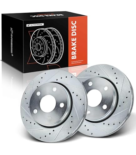 thumbnail interactive-video image 1 of AutoShack Front Brake Rotor Kit For Jeep Wrangler JK (2007-2018) 3.6L & 3.8L V6 - Set Of 2 1 of 13