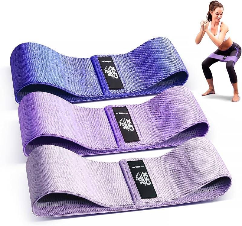 CFX Resistance Bands Set with Non-Slip Hips Glutes Three Levels