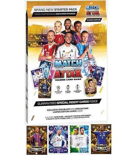 Amazon.com: Topps Match Attax Extra 22/23 - UEFA Champions League Football  Cards (Mega Tin