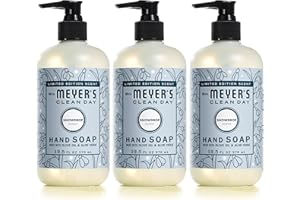 MRS. MEYER'S CLEAN DAY Hand Soap, Made with Essential Oils, Snowdrop, 12.5 fl. Oz (Pack of 3)