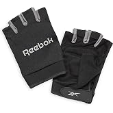 Reebok Classic Fingerless Gloves Lightweight Fitness &amp; Weight Lifting Gloves for Training