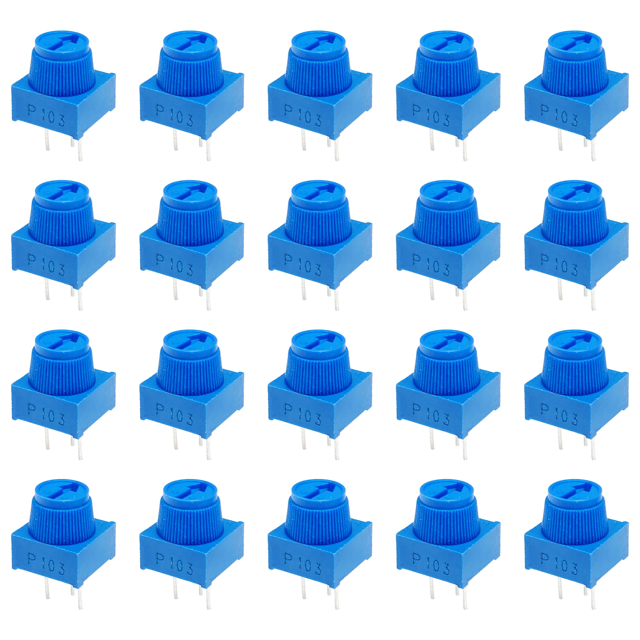 Mua 10K Ohm(103) 3386P 20Pcs Trim Potentiometer Breadboard Trim ...