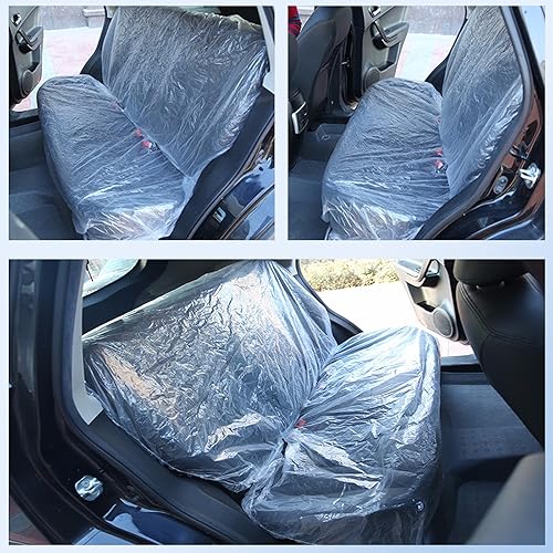 100 PCS Car Seat Covers, Disposable Seat Protection Covers