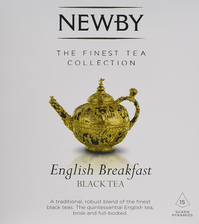 Newby Teas Silken Pyramids English Breakfast Black Tea 38 g (Pack of 1