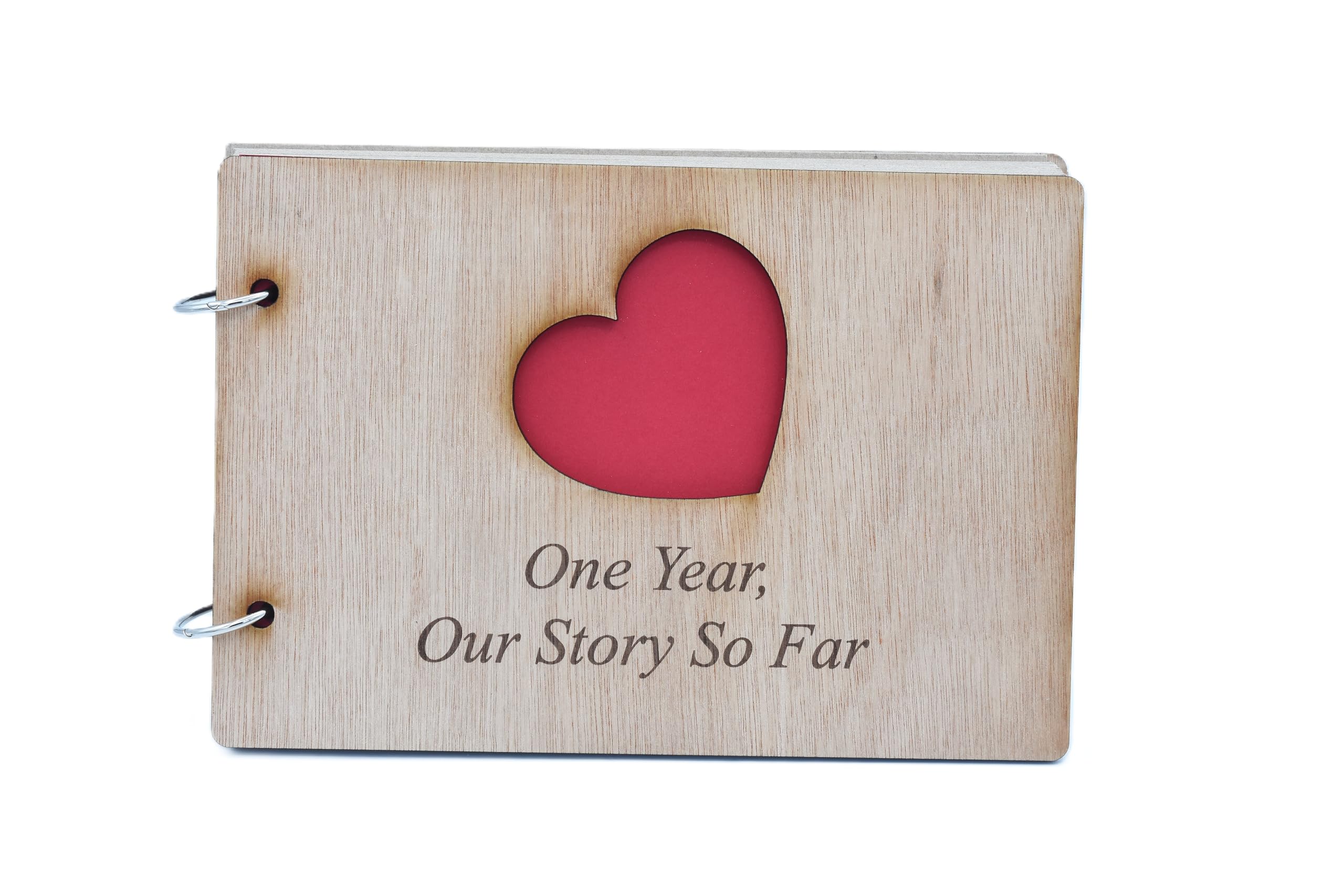 1 Year Our Story So Far - Scrapbook, Photo album or Notebook Idea For 1st Anniversary