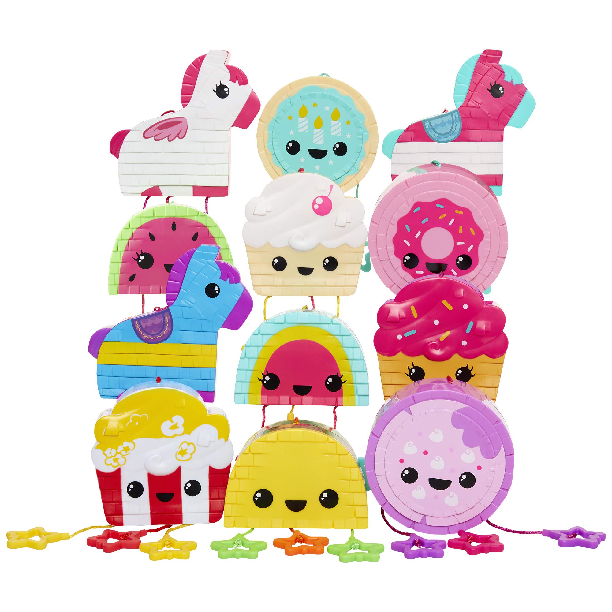 Jakks Pacific 86306-4L-PDQ Birthday Mini Pinata Surprise Pack, Multi