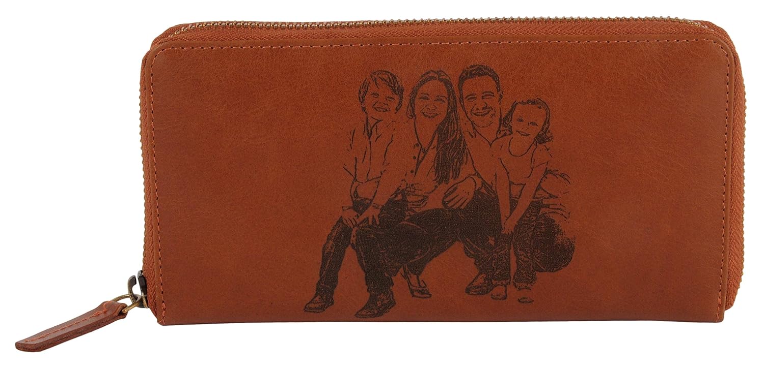 engraved purse
