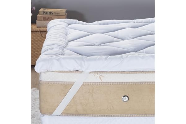 Pillow Top 400 Fios Toque de Plumas Casa Dona (Casal)