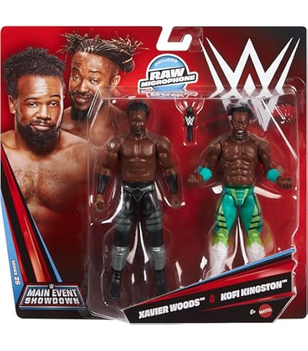 Amazon.com: WWE Big E & Xavier Woods 2-Pack : Everything Else