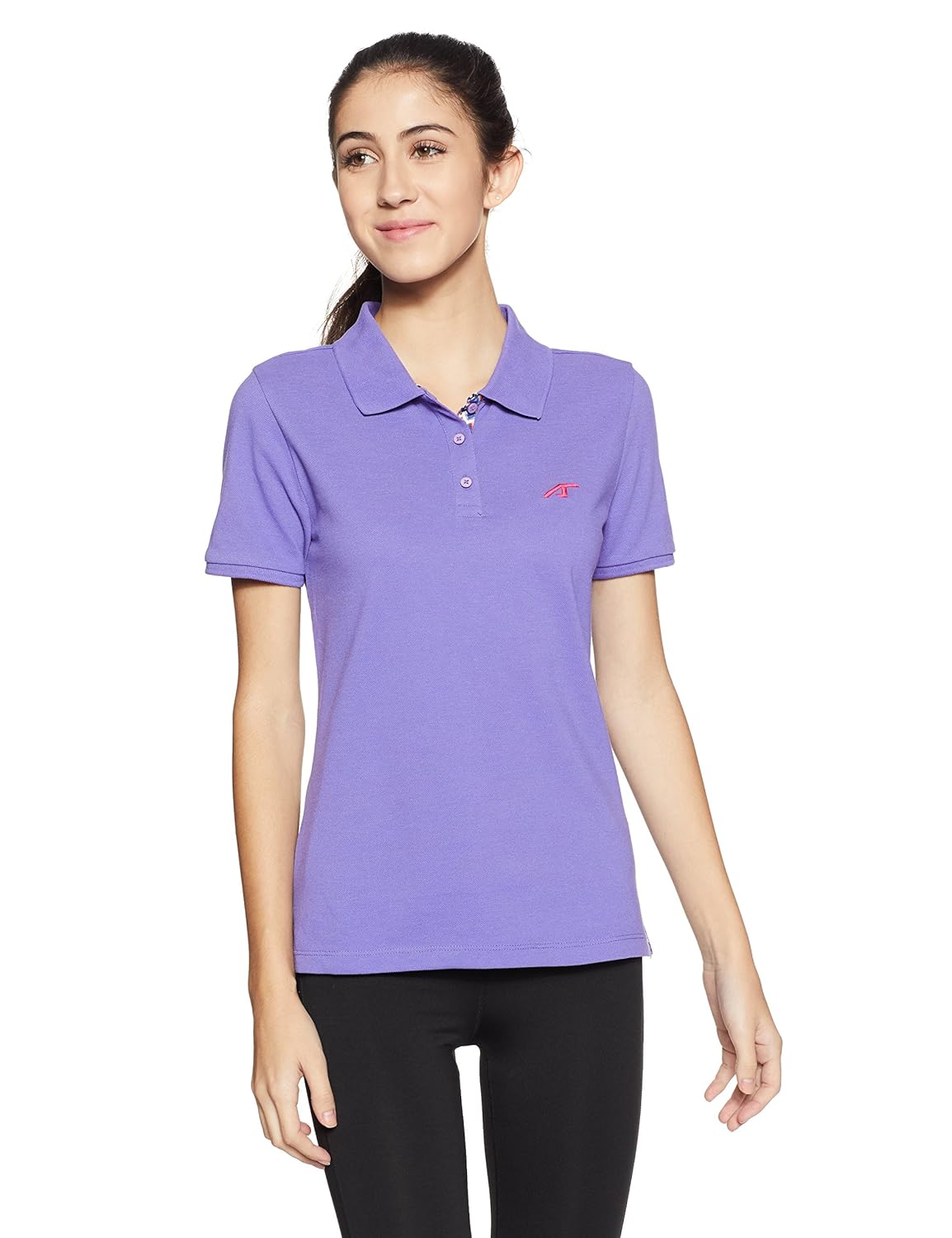 alcis women's plain regular fit sports t-shirt