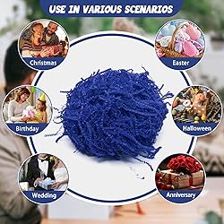 Tisspoms 2LB Light Navy Blue Crinkle Cut Paper