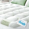 Niagara Sleep Solution Ultra Soft Queen RV Size Mattress Topper - Rayon Derived from Bamboo Pillow Top Mattress Pad for Back