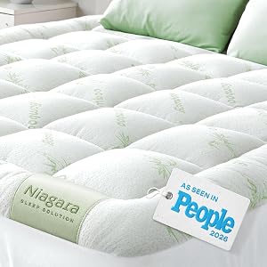 Niagara Bamboo Mattress Topper Queen