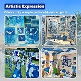 Tenee Complete Cyanotype Kit for Sun Printing on Fabric & Paper view 4