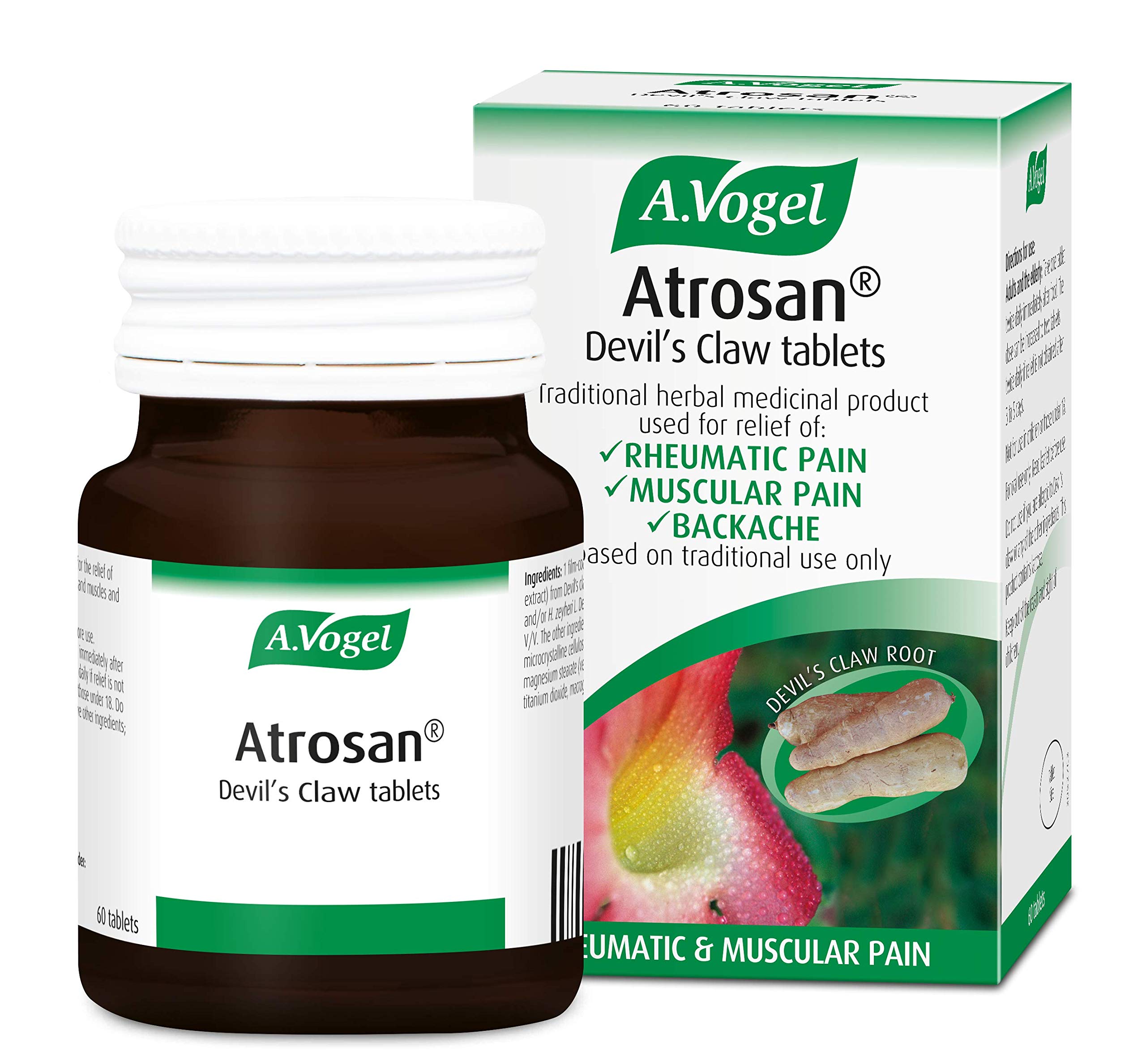 A.Vogel Atrosan Devil’s Claw Tablets | for Aches and Pains | 60 Tablets