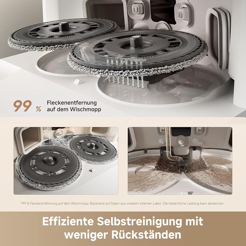 L10s Ultra Gen 3 Kit-A Saugroboter mit Wischfunktion, 25.000 Pa