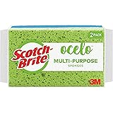 Scotch-Brite ocelo Handy Sponge, Assorted Colors, 2 Sponges, Colors May Vary