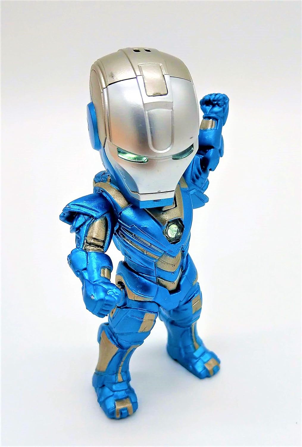 blue iron man action figure