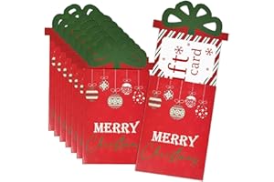 Gift Boutique Christmas Money & Gift Card Sleeves Set of 12 Holiday Envelopes Greeting Cards Funny Exchange Gifts Cash Insert Sleeves Holder Festive Xmas Party