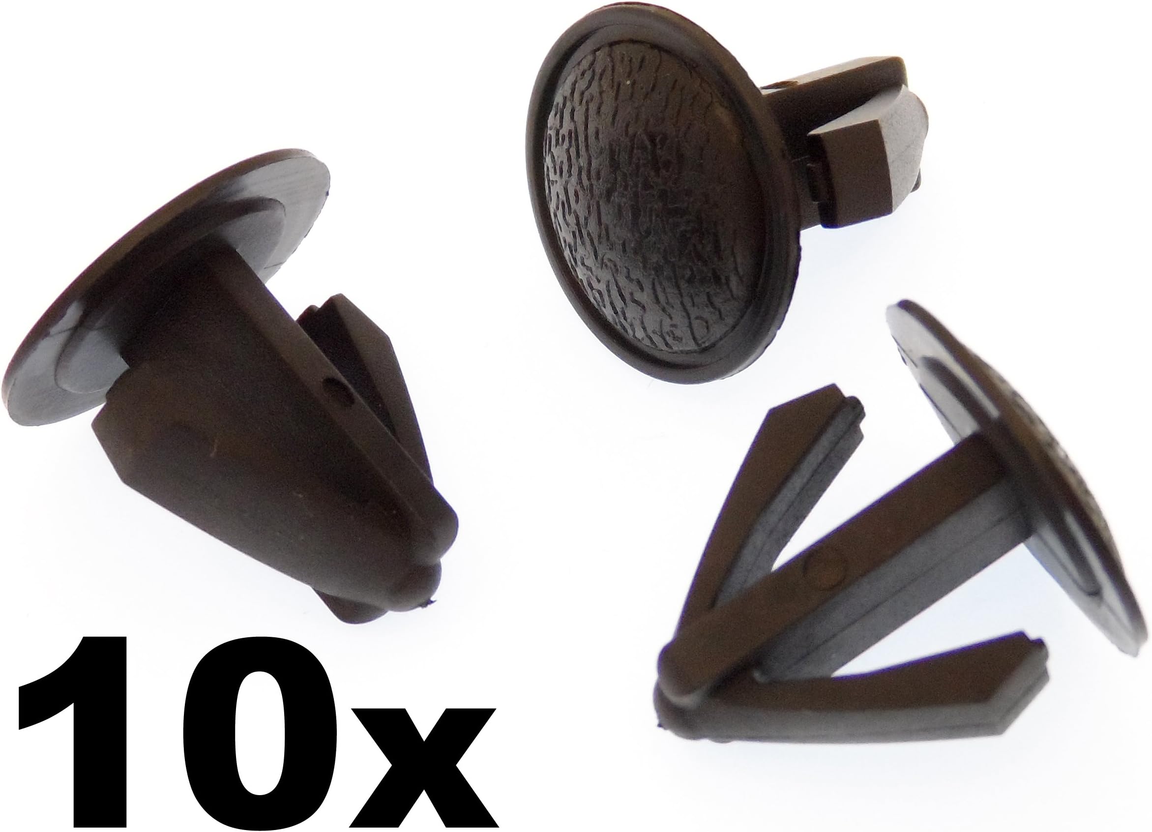 10x Black Plastic Blanking Plugs for Dashboards & Interior Trim For 10-16mm Hole - FREE FIRST CLASS UK POSTAGE!