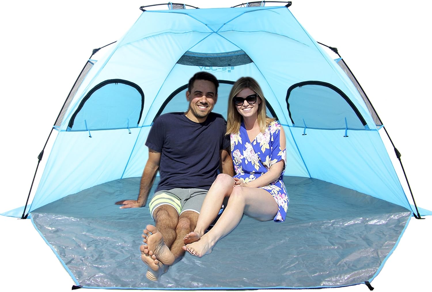 Porpora Outdoor XLarge Deluxe Beach Tent Quick Portable UV