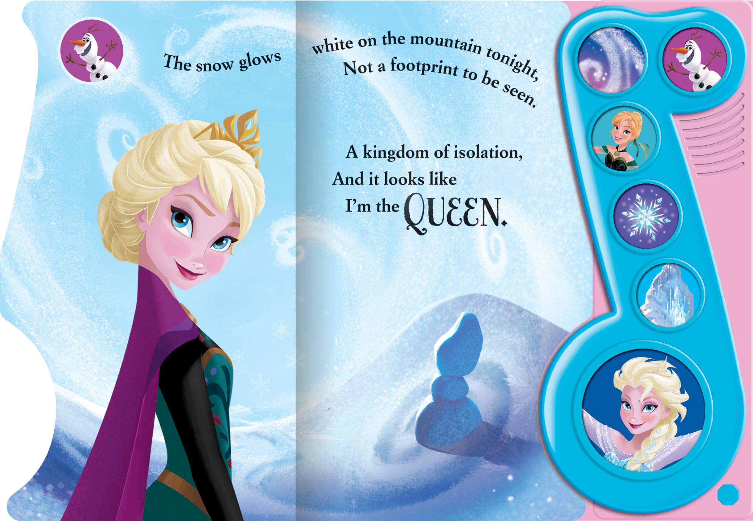 Disney Frozen - Let It Go Little Music Note Sound Book - PI Kids