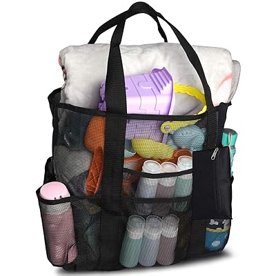 Large Mesh Beach Tote Bag with Zipper and Pockets Zambia Ubuy