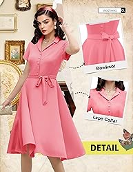 Wedtrend Women's Rockabilly Dress 1940s Style