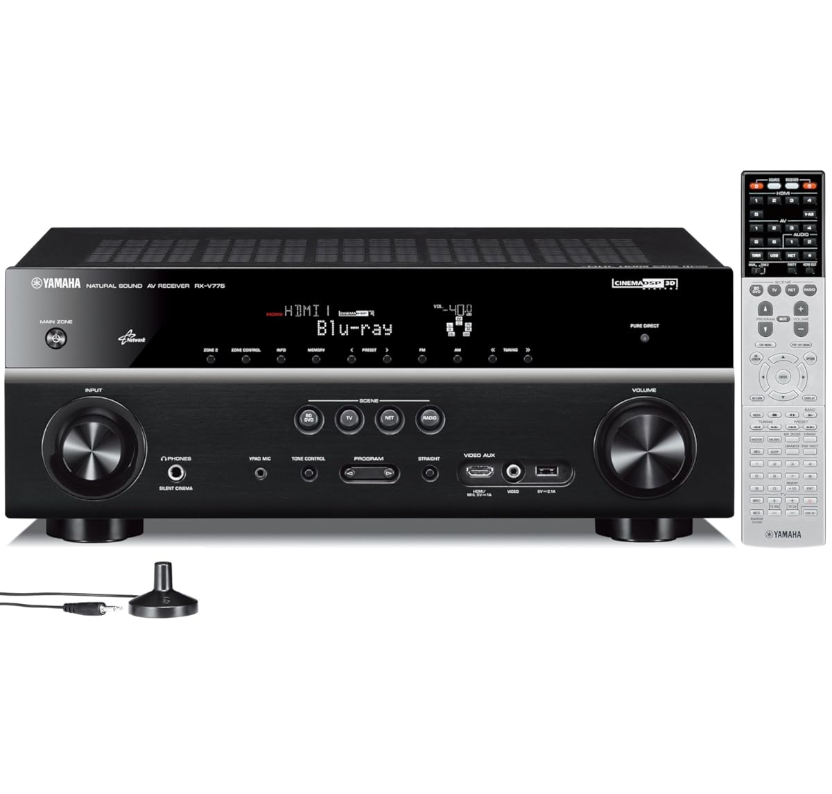 Yamaha RX-V775WA 7.2 Channel Network AV Receiver with AirPlay and WiFi Adapter (Discontinued by Manufacturer)
