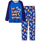 Beezizac Pajamas for Boys Game/Ninja/Dinosaur Long Sleeve & Pants PJ Size 6-18