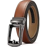 CHAOREN Mens Dress Belt - Ratchet Belt Leather 1 1/4" Comfort Click - Perfect Companion to Mens Dress Shoes