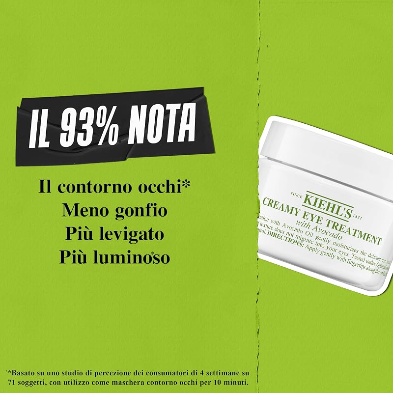 Crema contorno occhi idratante con olio di avocado che nutre delicatamente per uno sguardo fresco, riposato e luminoso. Adatta a tutti i tipi di pelle, anche quelle più sensibili.