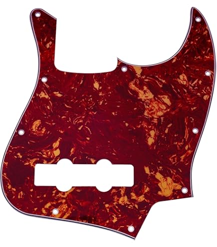 Amazon.com: Musiclily Pro 10 Hole J Bass Pickguard for 4 String