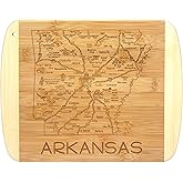 Totally Bamboo A Slice of Life Arkansas State Serving and Cutting Board, 11" x 8.75"