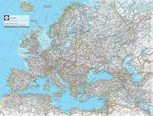 Amazon ヨーロッパの地図壁紙壁壁画 自己粘着 複数のサイズ National Geographicイメージからmagic壁画 Medium 6 1 H X 8 0 W 2 Panel Ngs Ngm Med 壁紙