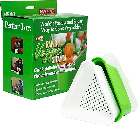 Rapid Veggie Steamer Microwave Fresh & Frozen Vegetables