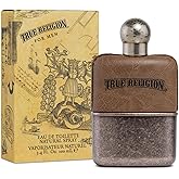 True Religion for Men Original Scent - Mens Cologne, Long Lasting Perfume, Men's Fragrance, Eau de Toilette Spray with Notes of Cardamom, Pepper & Cedarwood - 3.4 fl oz / 100 ml