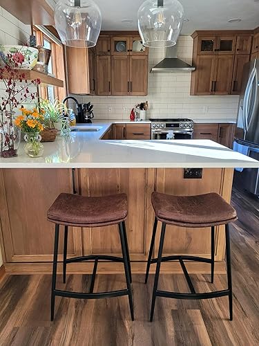 Nathan James 22202 Arlo Modern Backless Upholstered Kitchen