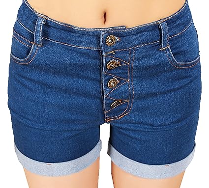 women's denim shorts uk