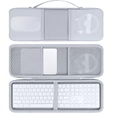 Peyyargo Hard Case Compatible with Apple Magic Keyboard with Numeric Keypad | Lightweight Carry, Secure Storage, Convenient Zipper, Soft Interior