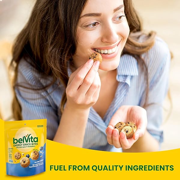 BELVITA ENERGY SNACK BITES, BLUEBERRY AND SUNFLOWER SEED, 5 OZ