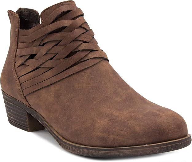 rampage julee desert wedge bootie
