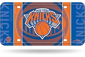 Rico Industries NBA Basketball Metal Auto Tag 6" x 12" - Great for Truck/Car/SUV