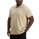 Haggar Men's Size Premium Comfort Quarter Zip Short